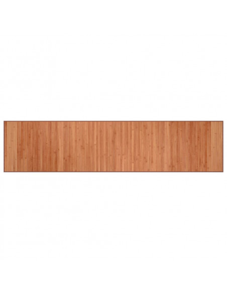 Tappeto Rettangolare Marrone 70x300 cm in Bambù