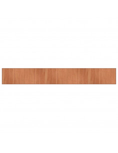 Tappeto Rettangolare Marrone 70x500 cm in Bambù