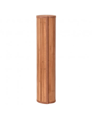 Tappeto Rettangolare Marrone 70x500 cm in Bambù