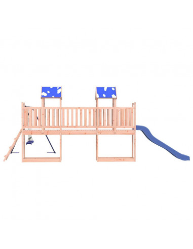 Set da Gioco da Esterno in Legno Massello di Douglas