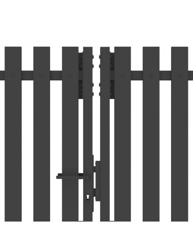 Cancello per Recinzione in Acciaio 4x2,5 m Antracite