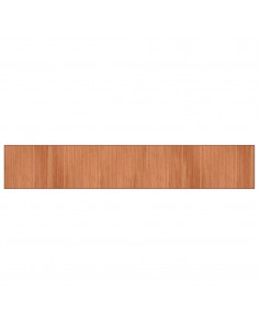 Tappeto Rettangolare Marrone 70x400 cm in Bambù