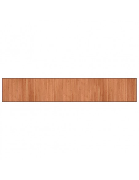 Tappeto Rettangolare Marrone 70x400 cm in Bambù