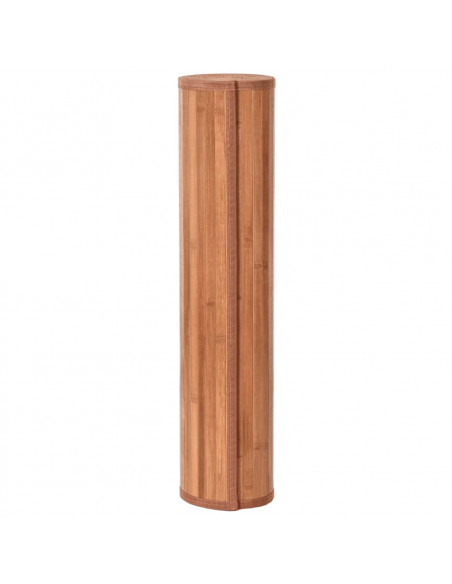 Tappeto Rettangolare Marrone 70x400 cm in Bambù