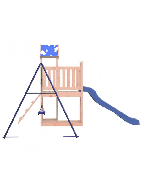 Set da Gioco da Esterno in Legno Massello di Douglas