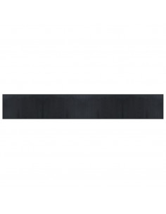 Tappeto Rettangolare Nero 60x400 cm in Bambù