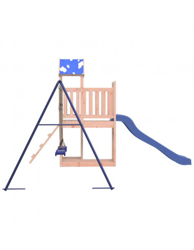 Set da Gioco da Esterno in Legno Massello di Douglas