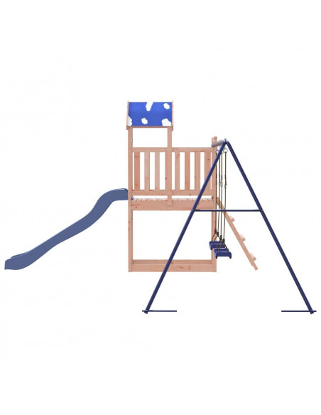 Set da Gioco da Esterno in Legno Massello di Douglas