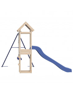 Set da Gioco da Esterno in Legno Massello di Douglas