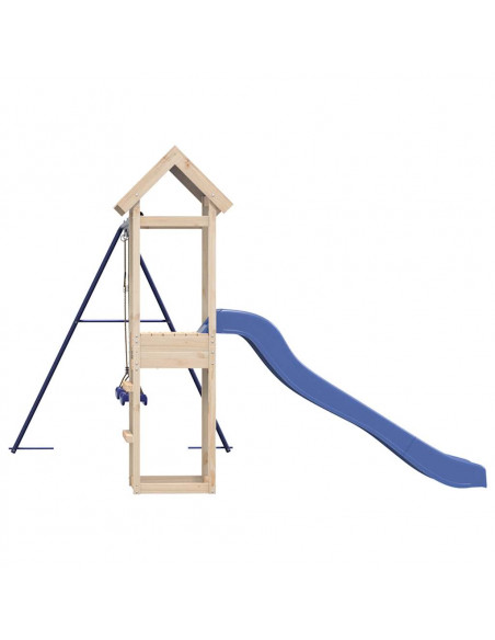 Set da Gioco da Esterno in Legno Massello di Douglas