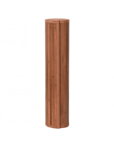 Tappeto Rettangolare Marrone 80x200 cm in Bambù