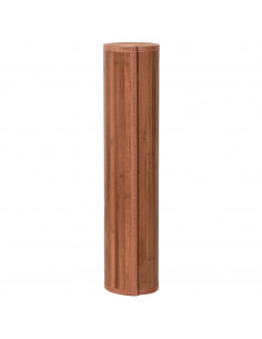 Tappeto Rettangolare Marrone 80x400 cm in Bambù 2