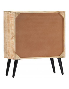 Credenza 70x30x78 cm in Legno Massello di Mango 2