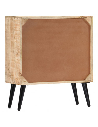 Credenza 70x30x78 cm in Legno Massello di Mango