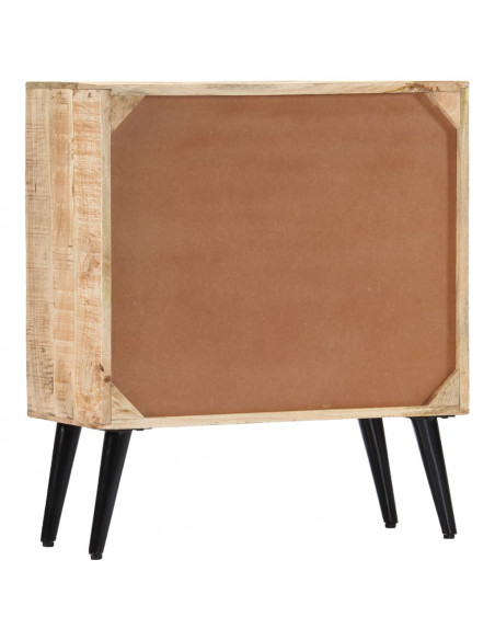 Credenza 70x30x78 cm in Legno Massello di Mango