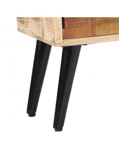 Credenza 70x30x78 cm in Legno Massello di Mango