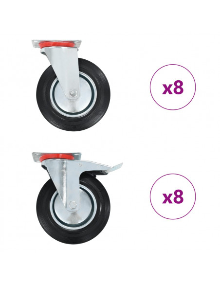 Ruote Girevoli 16 pz 200 mm