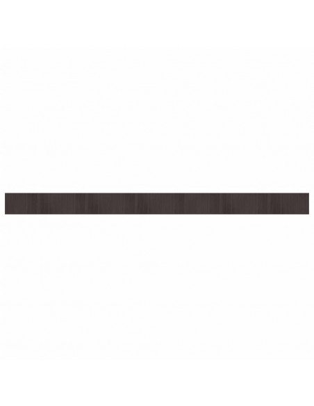 Tappeto Rettangolare Marrone Scuro 70x1000 cm in Bambù