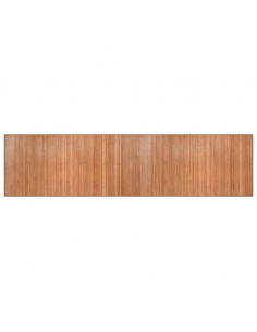 Tappeto Rettangolare Naturale 100x400 cm in Bambù