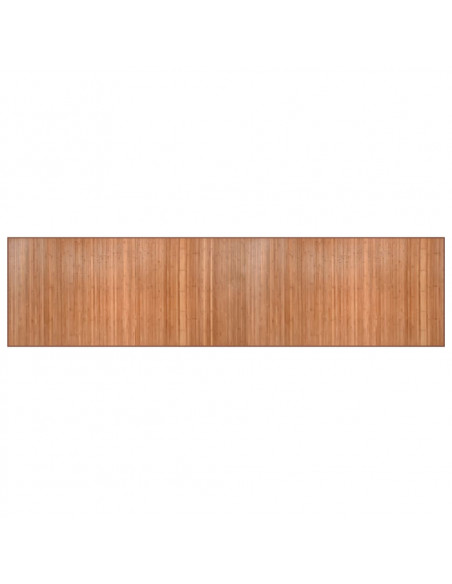 Tappeto Rettangolare Naturale 100x400 cm in Bambù