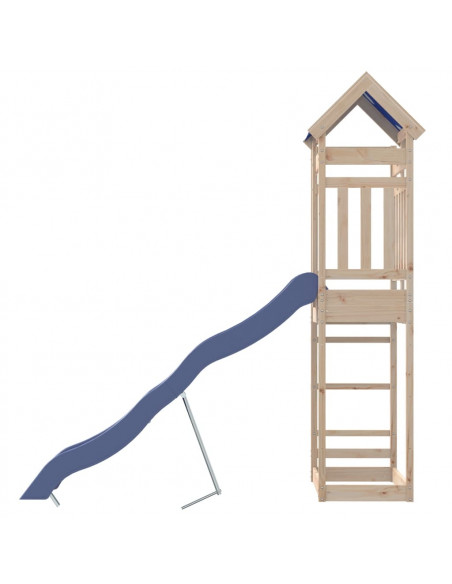 Set da Gioco da Esterno in Legno Massello di Pino