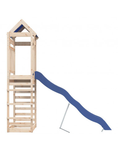 Set da Gioco da Esterno in Legno Massello di Pino