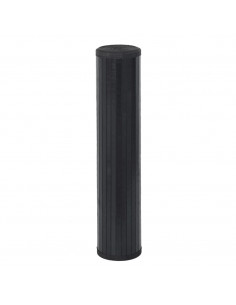 Tappeto Rettangolare Nero 100x500 cm in Bambù 2