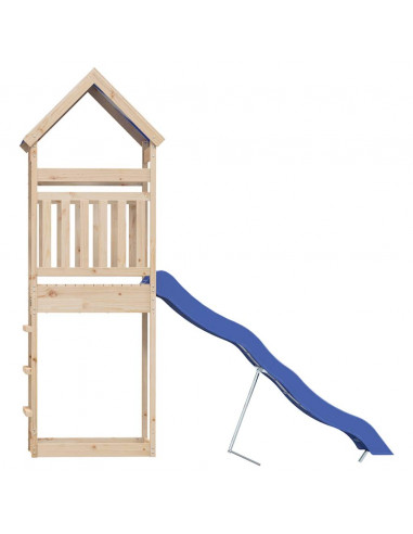 Set da Gioco da Esterno in Legno Massello di Pino