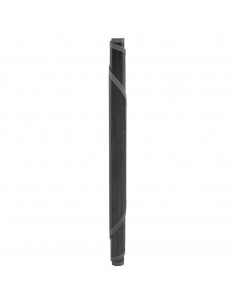 Tappeto Rotondo Grigio 100 cm in Bambù 2