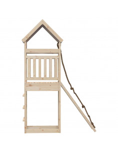 Set da Gioco da Esterno in Legno Massello di Pino