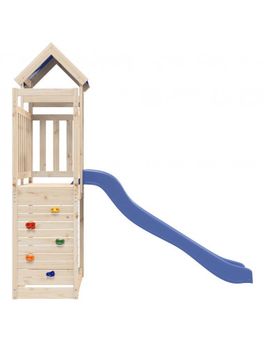 Set da Gioco da Esterno in Legno Massello di Pino