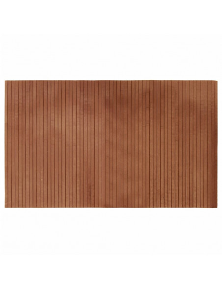 Tappeto Rettangolare Marrone 60x100 cm in Bambù