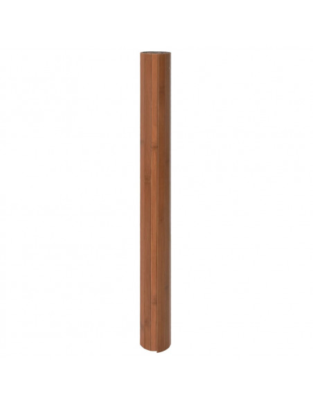 Tappeto Rettangolare Marrone 60x100 cm in Bambù