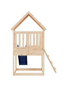 Set da Gioco da Esterno in Legno Massello di Pino 2