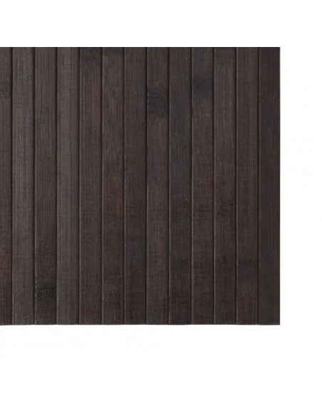 Tappeto Rettangolare Marrone Scuro 60x300 cm in Bambù