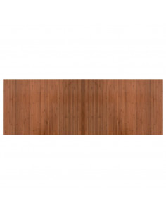 Tappeto Rettangolare Marrone 70x200 cm in Bambù