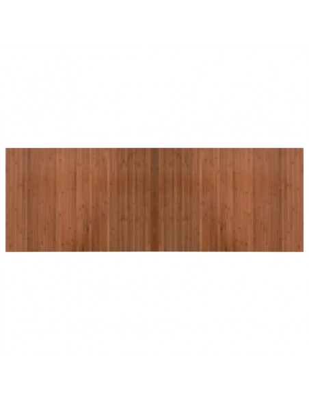 Tappeto Rettangolare Marrone 70x200 cm in Bambù