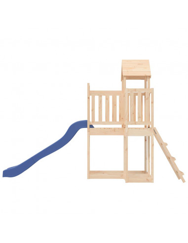 Set da Gioco da Esterno in Legno Massello di Pino