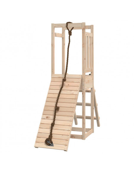 Set da Gioco da Esterno in Legno Massello di Pino