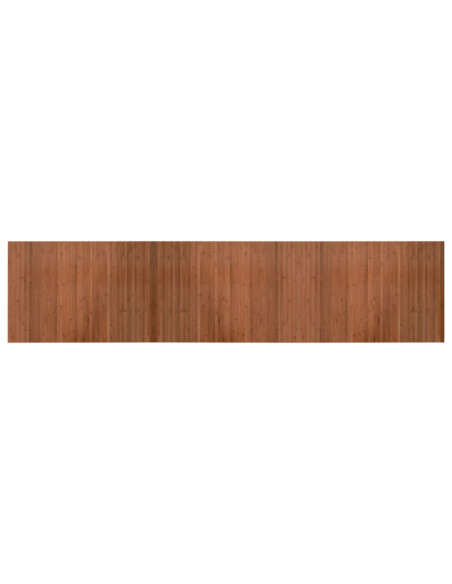 Tappeto Rettangolare Marrone 70x300 cm in Bambù