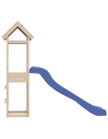 Set da Gioco da Esterno in Legno Massello di Pino