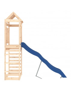 Set da Gioco da Esterno in Legno Massello di Pino