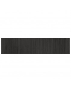 Tappeto Rettangolare Grigio 70x300 cm in Bambù