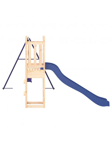 Set da Gioco da Esterno in Legno Massello di Pino