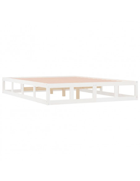 Giroletto Bianco 135x190 cm Double in legno Massello