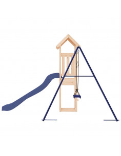 Set da Gioco da Esterno in Legno Massello di Pino