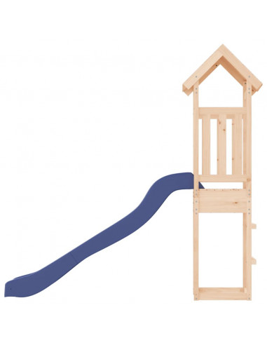 Set da Gioco da Esterno in Legno Massello di Pino