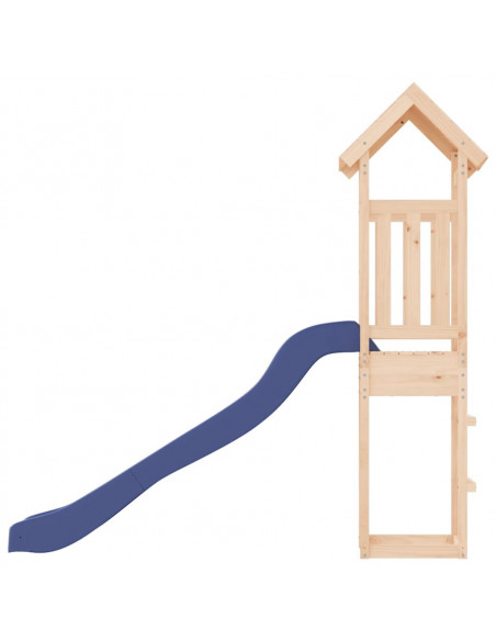 Set da Gioco da Esterno in Legno Massello di Pino