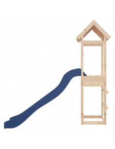 Set da Gioco da Esterno in Legno Massello di Pino 2