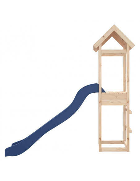 Set da Gioco da Esterno in Legno Massello di Pino